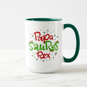 Pappa Saurus Rex-grafik Mugg