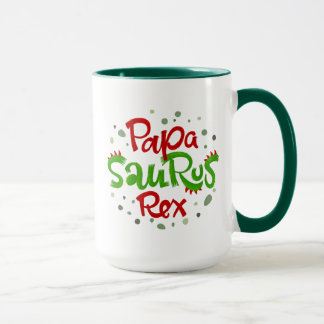 Pappa Saurus Rex-grafik Mugg