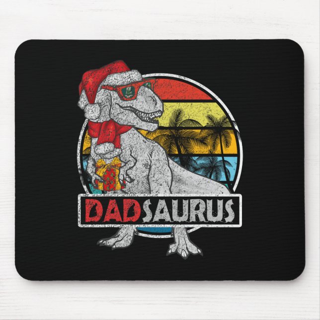 Pappa Saurus t Rex Dinosaur Family Matching Julaft Musmatta (Framsidan)