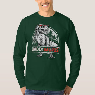 Pappa Saurus T Rex Dinosaur Manar Fars dag Shirt