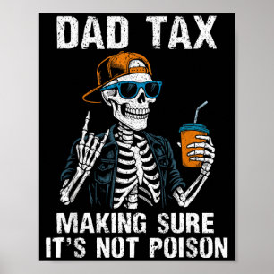 Pappa se till att göra giftfri rolig fars dag poster