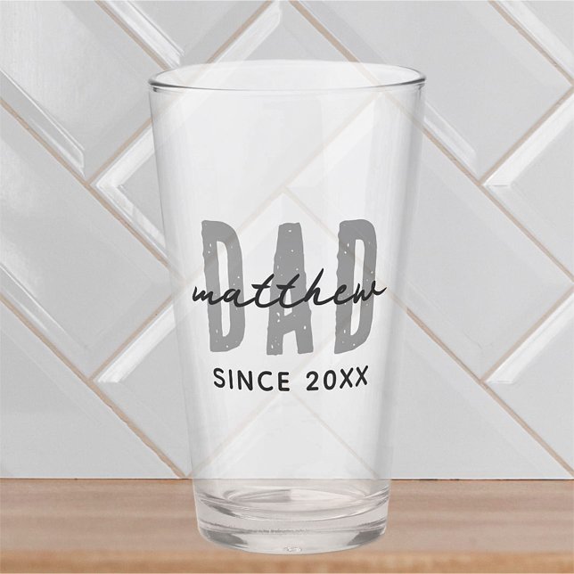Pappa sedan 20XX Modern enkel Preppy Glaskopp (Skapare uppladdad)