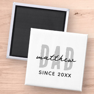 Pappa sedan 20XX Modern Enkel Snygg Magnet