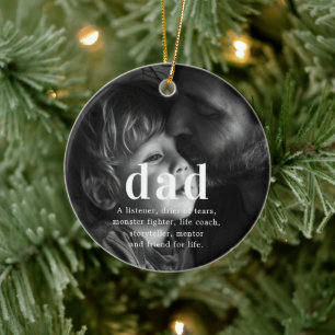 Pappa   Sentimental Photo Keepsakjulen Julgransprydnad Keramik