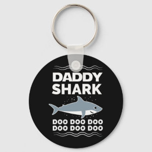 Pappa Shark Doo Doo Doo Matching Family Nyckelring