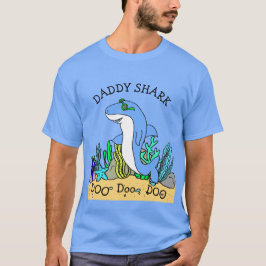 Pappa Shark Doo Doo Family T Shirt