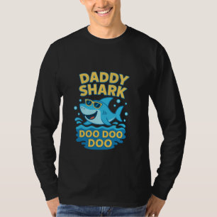 Pappa Shark, Doo Doo-Funny och Cute Far's Day T Shirt