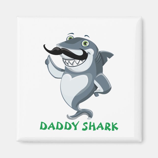 Pappa Shark Magnet (Framsidan)