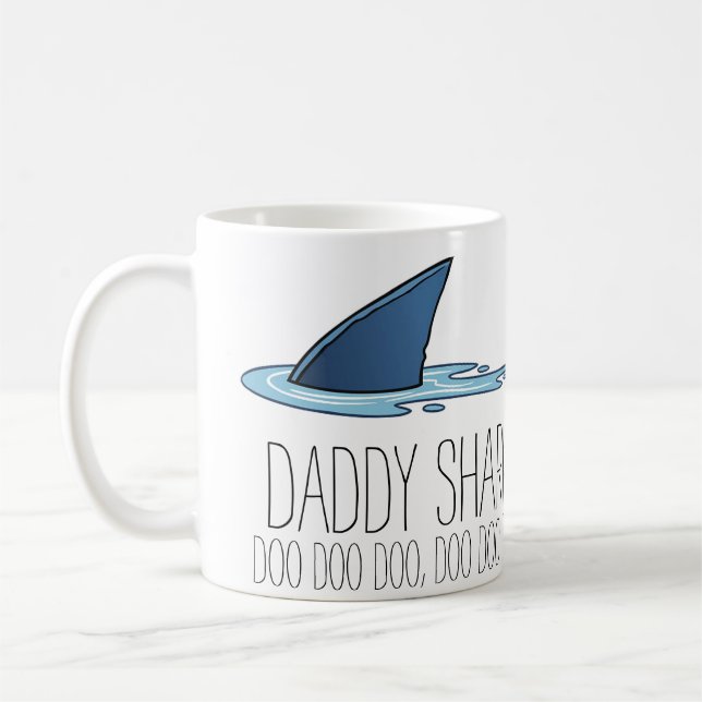 Pappa Shark Mugg (Vänster)