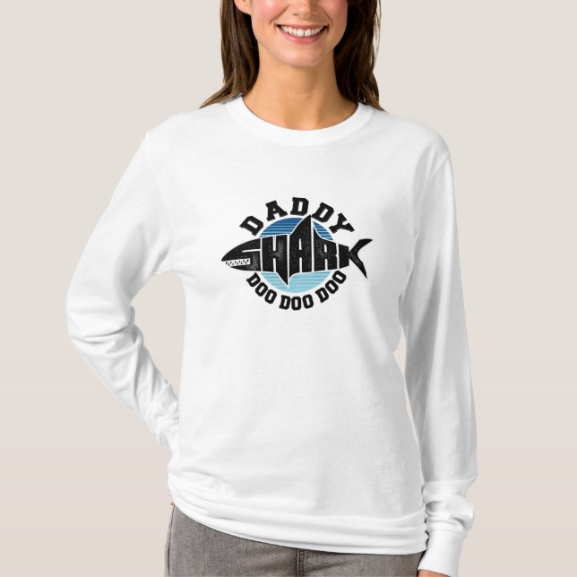 Pappa Shark T Shirt (Framsida)