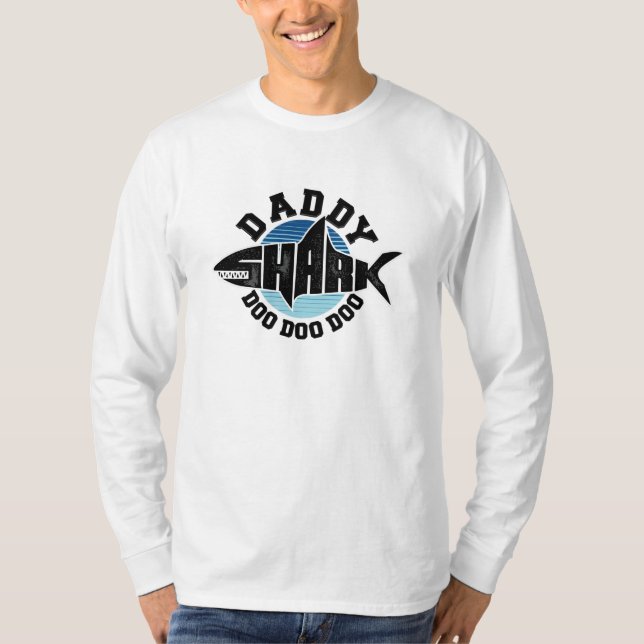 Pappa Shark T Shirt (Framsida)