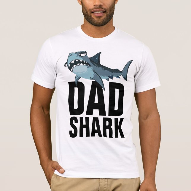 PAPPA SHARK T-SHIRTS FUNNY (Framsida)