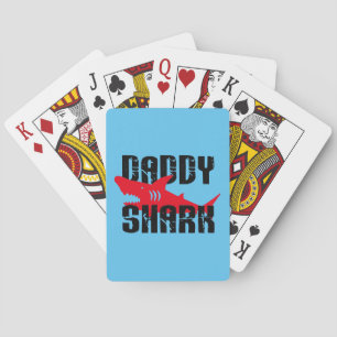 Pappa Shark Worn-grafik Casinokort