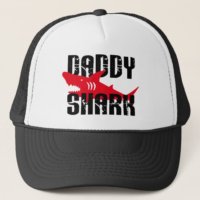 Pappa Shark Worn Graphic Keps (Framsida)