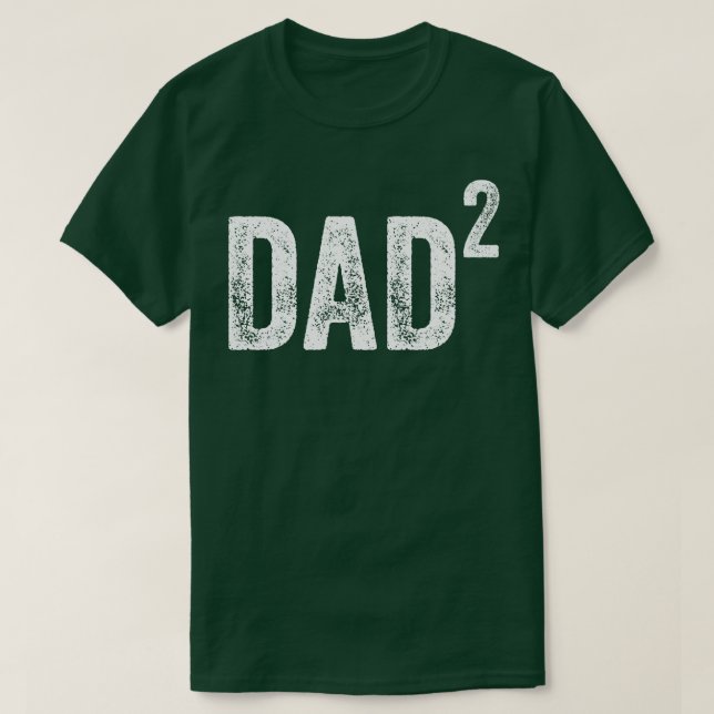 Pappa ska vara på 2 barn andra Babyen i två nätdel T Shirt (Design framsida)