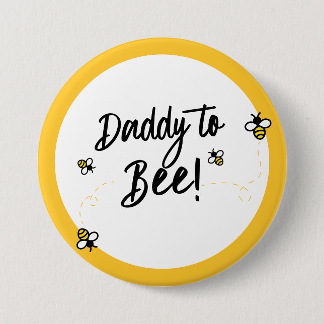 Pappa ska vara pappa till mig| Behållare för bisam Knapp (Framsida)