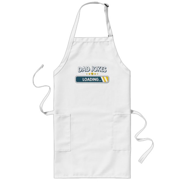 Pappa skämt laddas... långt förkläde (Framsidan)