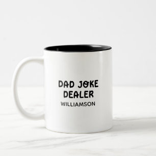 Pappa skämt Matching Funny Fars dag-gåva till papp Två-Tonad Mugg