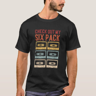 pappa skämtar sex kassettband 70 s, 80 stil tjock t shirt