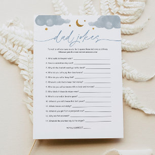 Pappa skämtar Twitchle Star-babyvykort Inbjudningar