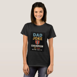 Pappa skämtmästaren, lustig coola fars dag 2025 t shirt