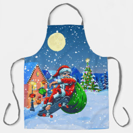 Pappa Skateboard Jultomten Funny