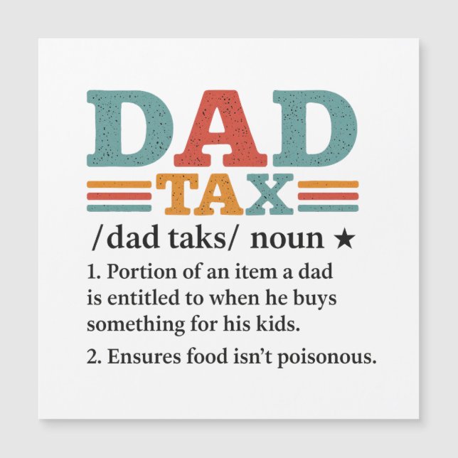 Pappa-skatt - definition av begreppet "snål faders (Framsida)