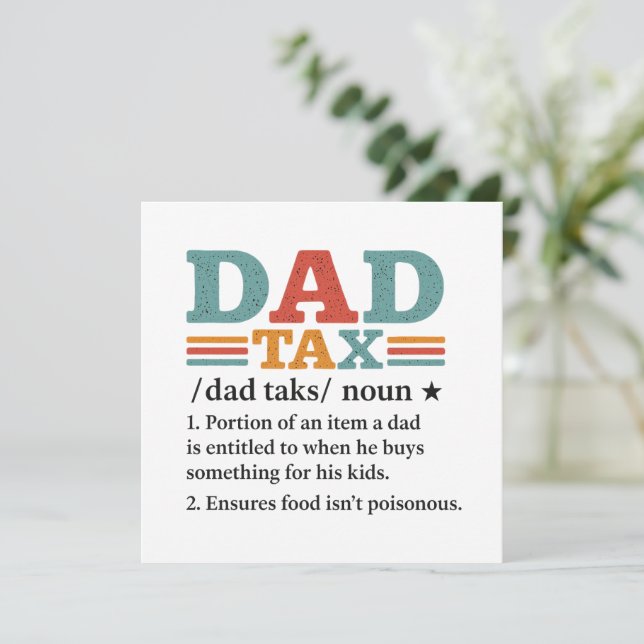 Pappa-skatt - definition av begreppet "snål faders (Stående Fram)