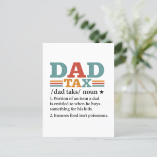 Pappa-skatt - definition av begreppet "snål faders vykort