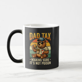 Pappa Skatt Rolig Björn Fader Humor Design Magisk Mugg