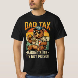 Pappa Skatt Rolig Björn Fader Humor Design T Shirt