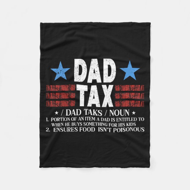 Pappa skatt rolig definition Fars dag för pappa so Fleecefilt (Framsidan)