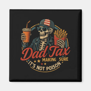Pappa skatt rolig fars dag & 4 juli magnet