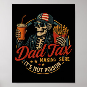 Pappa skatt rolig fars dag & 4 juli poster