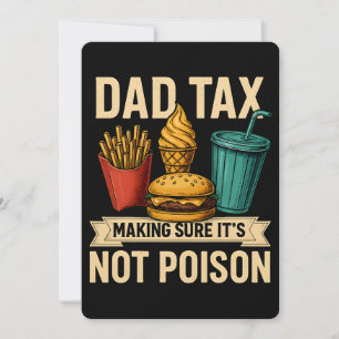 Pappa Skatt Säkerställer Att Det Inte Är Gift Fars Julkort