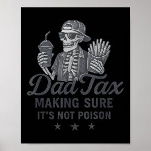 Pappa skatt ser till att det inte är gift skelett poster