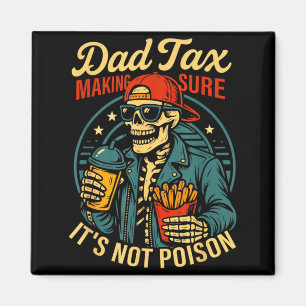 Pappa skatt ser till att inte gift skelett pappor magnet