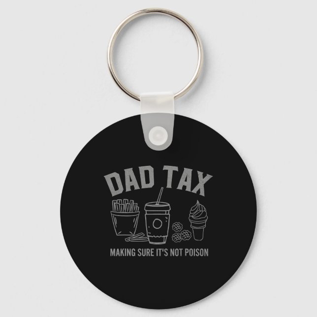 Pappa-skatt Skapar att den är säker och #; är inte Nyckelring (Framsida)