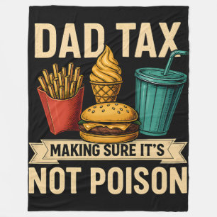 Pappa-skatt Skapar att det inte är Poison Fars dag Fleecefilt
