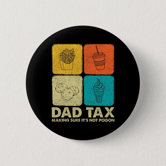 Pappa-skatt Skapar att det inte är Poison Fars dag Knapp (Framsida)