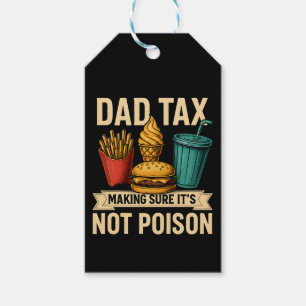 Pappa-skatt Skapar att det inte är Poison Fars dag Presentetikett