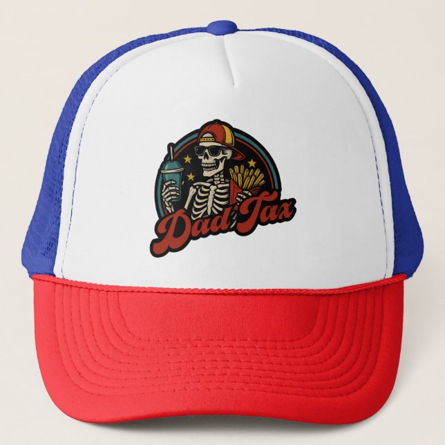 Pappa-skatt Skapar att det inte är Poison Skeleton Keps (Framsida)