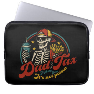 Pappa-skatt Skapar att det inte är Poison Skeleton Laptop Fodral