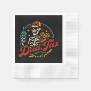 Pappa-skatt Skapar att det inte är Poison Skeleton Pappersservett