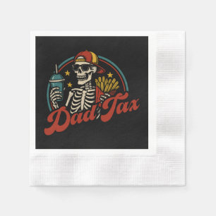 Pappa-skatt Skapar att det inte är Poison Skeleton Pappersservett