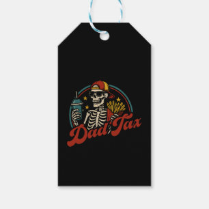 Pappa-skatt Skapar att det inte är Poison Skeleton Presentetikett