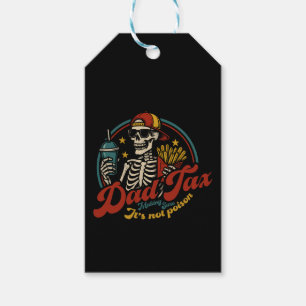 Pappa-skatt Skapar att det inte är Poison Skeleton Presentetikett