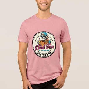 Pappa skatt skelett snabbmat humor t-shirt design_