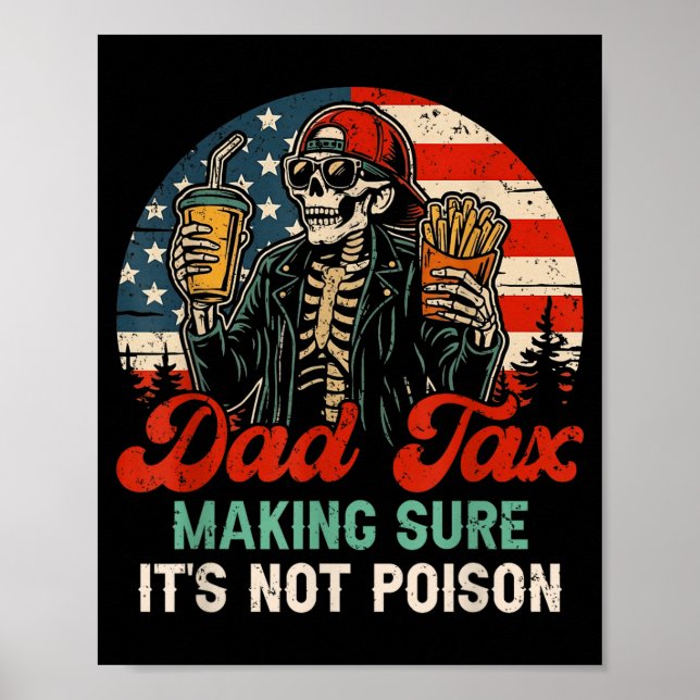 Pappa skatt som ser till att det inte är gift roli poster (Framsidan)