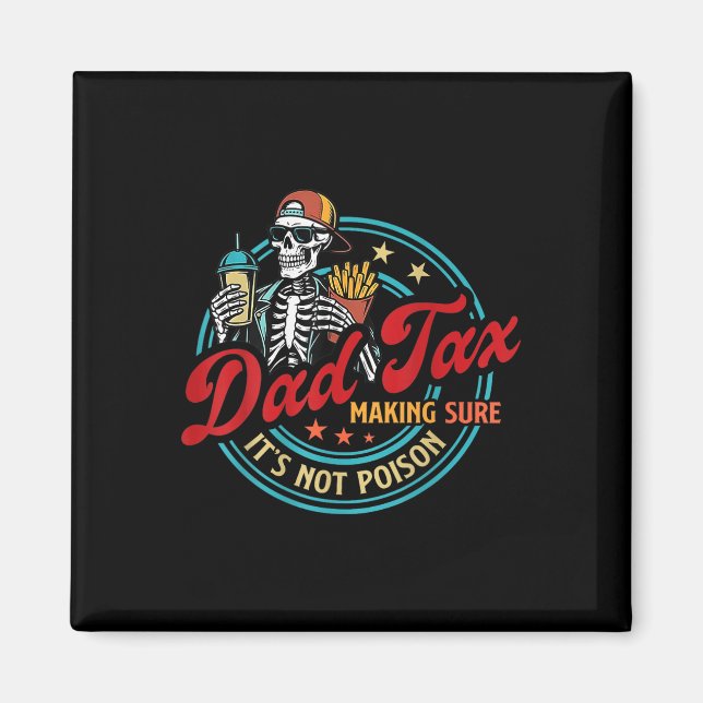 Pappa skatt som ser till att det inte är gift skel magnet (Framsidan)